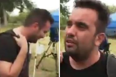 ¡LLEGA AL ALMA! Migrante venezolano rompió en lágrimas en plena transmisión en vivo de Fox News en la frontera de Estados Unidos (+Video)