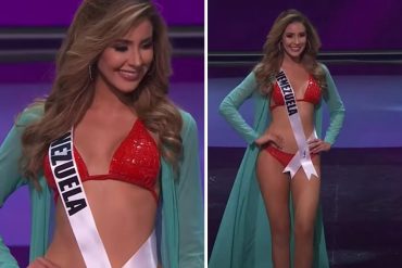 ¡PURA ELEGANCIA! Así fue la presentación y el desfile en traje de baño de  Mariangel Villasmil durante la preliminar del Miss Universo (+Video)