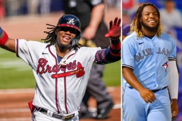 ¡ORGULLO CRIOLLO! Ronald Acuña conectó su jonrón 17 de la temporada y empató con Vladimir Guerrero Jr en el liderato de cuadrangulares (+Video)