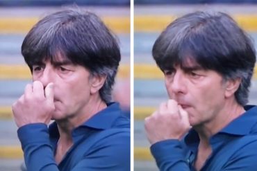 ¡ASQUITO! El «gesto sucio» del director técnico de Alemania que llamó la atención minutos antes de la eliminación de su equipo en la Eurocopa (+Video)