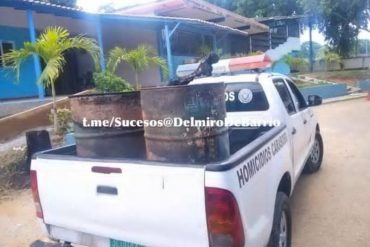 ¡DANTESCO! Hallan 2 cadáveres quemados dentro de pipotes en Carabobo (+Foto)