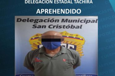 ¡TERRIBLE! Detienen en Táchira a hombre de casi 60 años luego de que su hijo de 9 confesara ser víctima de abuso sexual