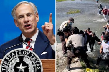 ¡PENDIENTES! Gobernador Greg Abbott amenazó con arrestar a migrantes que ingresen ilegalmente a Texas por la frontera (+Cargos que enfrentan)