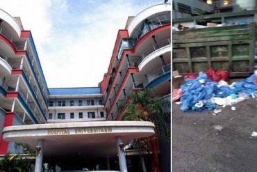 ¡DESIDIA TOTAL! El Hospital Universitario de Caracas se ahoga en mares de basura y vecinos del 23 de Enero responsabilizan a Érika Farías (+Fotos)