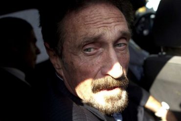 ¡ÚLTIMA HORA! El fundador del antivirus McAfee, John McAfee, se suicidó en una prisión de Barcelona luego de que España ordenara su extradición a EEUU