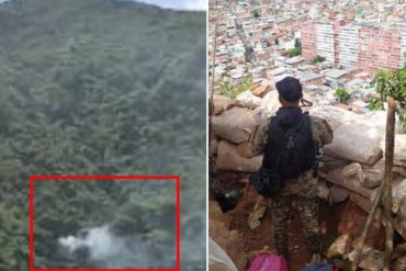 ¡LO QUE FALTABA! Habitantes de La Vega denuncian que bandas armadas están quemando parte de la montaña “para hacer otra trinchera” (+Video)