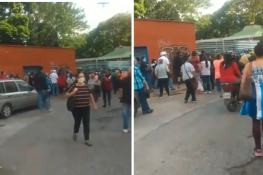 ¡VEA!  “¿Centro de vacunación o propagación del COVID-19?”: las inenarrables colas en la Universidad Bolivariana durante jornada del #04Jun (+Video)