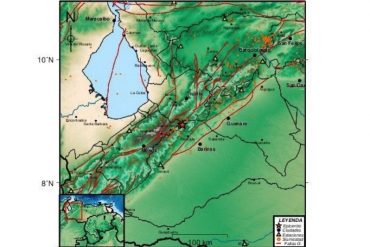 ¡ATENCIÓN! Sismo superficial de magnitud 3,7 se registró en Barinas y se sintió fuertemente en Trujillo y Mérida