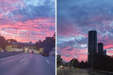 ¡HERMOSO!  “Caracas mágica”: el espectacular atardecer que sorprendió a los caraqueños este #17Jun (+Fotos)