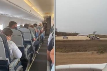 ¡ANGUSTIANTE! «Gracias, virgen del Valle»: Más de media hora de tensión vivieron pasajeros de un vuelo de Conviasa: Tuvieron que realizar un aterrizaje de emergencia en Nueva Esparta (+Video)