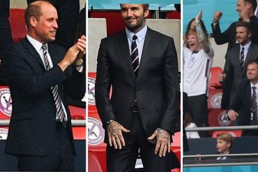 ¡PURAS ESTRELLAS! Beckham, Ed Sheeran y el príncipe William: las redes estallaron con las celebridades que asistieron al juego de Inglaterra contra Alemania (+Imágenes)