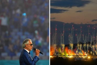 ¡PELOS DE PUNTA! La magistral interpretación de Andrea Bocelli del «Nessun Dorma» durante la inauguración de la #Euro2020 (+Video que te estremecerá)