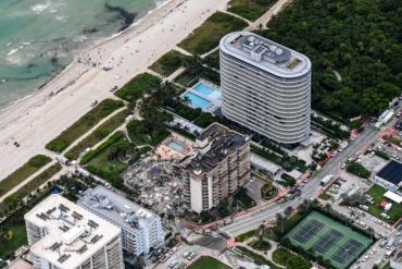 ¡LEA! Colapso progresivo, efectos de la sal marina, trabajos en edificio cercano y aumento del nivel del mar: Las cuatro hipótesis sobre desplome de edificio en Miami