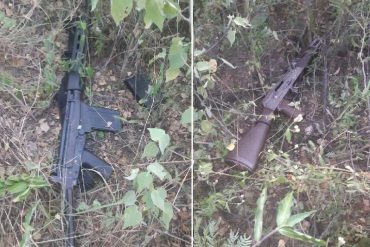 ¿QUÉ TAL? Policía de Colombia revela fotos de los fusiles con marcas de la FANB con los que se cometió el atentado contra Duque