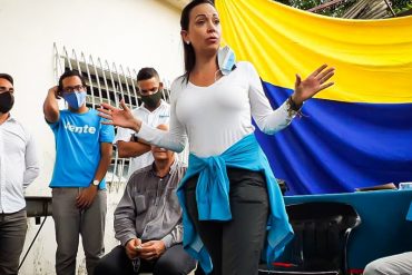 ¡SEPA! María Corina Machado afirmó que participar en una “farsa electoral” le serviría a Maduro para quitarse etiqueta de “criminal y usurpador”