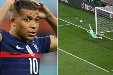 ¡DRAMÁTICO! El penal que falló Kylian Mbappé y que sacó al campeón mundial Francia de la Eurocopa en Octavos de Final (+Video)