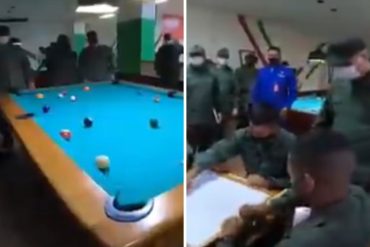 ¡MIRE! El país necesitando vacunas y Padrino López inauguró sala de “esparcimiento” para la GNB en la Academia Militar (+Mesa de pool incluida)