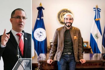 ¡BOCHORNOSO! Así fue como Nayib Bukele dejó en ridículo a Jorge Arreaza y al régimen de Maduro este #25Jul (+El imperdible toma y dame)