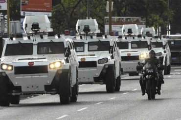 ¡LO MÁS RECIENTE! Reportan la presencia de camiones blindados de la GNB en El Paraíso este #8Jul por nuevo tiroteo en la Cota 905 (+Detalles)