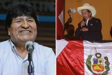 ¡SE LO CONTAMOS! Así celebró Evo Morales la victoria de Pedro Castillo en Perú: «Es el triunfo de la dignidad y unidad del pueblo humilde sobre el neoliberalismo»