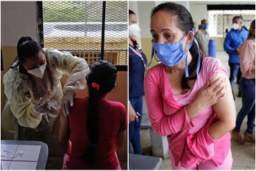 ¡LE CONTAMOS! Presas que viven hacinadas en el INOF recibieron la primera dosis de la vacuna contra el covid-19 (seguirán los penales de Yare y El Rodeo) (+Fotos)