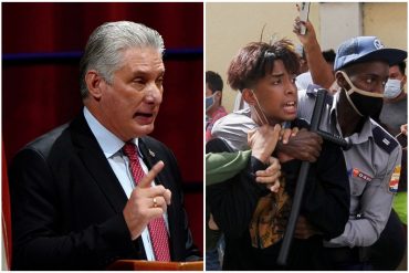 ¡QUÉ DESCARO! “Es un discurso que tratan de montar, una mentira y total calumnia”: Diaz-Canel negó la represión contra las protestas en Cuba