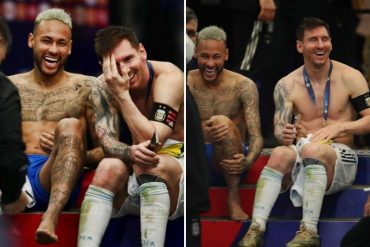 ¡AMIGOS POR SIEMPRE! Messi y Neymar protagonizan uno de los momentos más conmovedores tras la final de la Copa América (+Videos) (+Fotos)