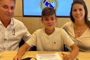 ¡NACE UN SUEÑO! El venezolano de 12 años que firmó un contrato con el Real Madrid para formar parte de su categoría juvenil