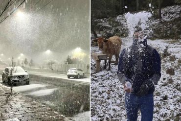 ¡LE CONTAMOS! Brasil registra insólitas nevadas y temperaturas bajo cero (+Fotos +Video)