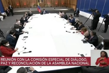 ¡VAYA DESCARO! Luego de detener a Freddy Guevara y hostigar a Guaidó: Maduro se reunió con la “Comisión de Diálogo” de la Asamblea Nacional chavista (+Video)