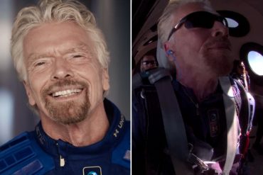 ¡SE LO CONTAMOS! “Ha sido mágico”: El magnate Richard Branson completó con éxito su primer viaje al espacio (+Video +Foto)