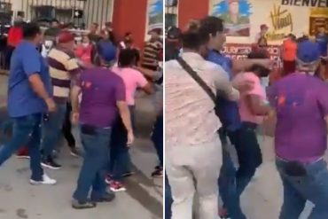 ¡UN VERDADERO DESPELOTE! Registran enfrentamientos y agresiones entre facciones del PSUV y colectivos armados en Barinas (+Videos)