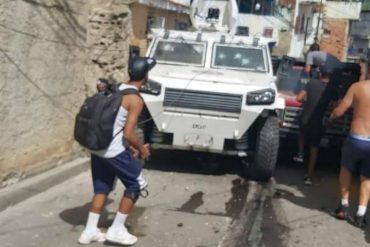 ¡LE CONTAMOS! Delincuentes robaron una tanqueta de la GNB en barriada de El Valle (+Fotos)