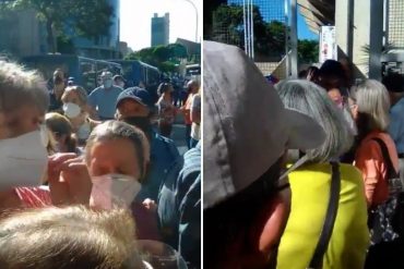 ¡SANTO DIOS! El despelote que se armó en Parque Miranda durante una jornada de vacunación contra el COVID-19 organizada por el régimen chavista (+Video) ¡SANTO DIOS! El despelote que se armó en Parque Miranda durante una jornada de vacunación contra el COVID-19 organizada por el régimen chavista (+Video)