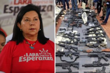 ¡AH, CARAMBA! Foto de armas presuntamente incautadas al “Koki” que mostró Carmen Meléndez es de 2017 y corresponde a un hecho en Bolivia