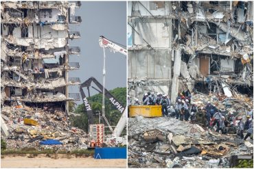 ¡TRÁGICO! Aumentó a 22 el número de muertos por el derrumbe en Miami: autoridades informaron que el resto del edificio será demolido (+Videos)