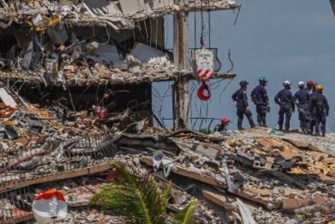 ¡TRAGEDIA! Sube a 94 la cifra de fallecidos en derrumbe de edificio en Miami-Dade: Cifra de desaparecidos se ubica en 22