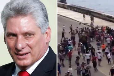 ¡AH, OK! Díaz-Canel llamó a los “revolucionarios comunistas” a “combatir” a los cubanos que protestan: “Estamos dispuestos a dar la vida” (+Video)