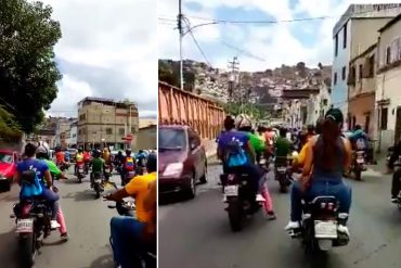 ¡VEA! Así fue la caravana en homenaje al comerciante asesinado por la banda del Mayeyas en La Vega (+Video)