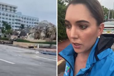 ¡LE MOSTRAMOS! Periodista venezolana accedió a la zona de los escombros del Champlain Towers por primera vez y así reaccionó (+Video)