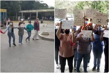 ¡CANSADOS! “¡Señor ministro, ya basta de burla!”: trabajadores de la salud protestaron en al menos 15 hospitales del país para exigir salarios dignos (+Videos)