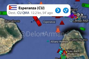 ¡TREMENDA TETA! Buque zarpó desde la refinería Cardón hacia Cuba: “Pdvsa envía unos cuatro a cinco tanqueros mensuales con crudo o combustibles”