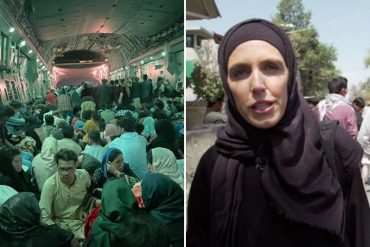 ¡ABRUMADOR! La impactante foto que compartió la periodista de la CNN Clarissa Ward durante su salida de Kabul tras la llegada de los talibanes a Afganistán