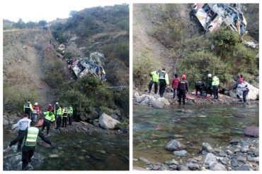 ¡LE CONTAMOS! Al menos 29 fallecidos en Perú luego de que un autobús cayera al vacío: al parecer el chofer se habría quedado dormido