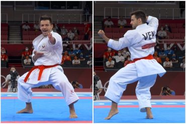 ¡QUÉ ORGULLO! El karateca Antonio Díaz logró avanzar a la ronda de clasificación para la final de kata en los JJOO en Tokio