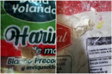 ¡QUÉ TAL! Vecinos de Carrizal denuncian la entrega de las bolsas CLAP con productos “mordidos por ratones”