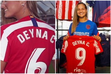 ¡LE DECIMOS! Deyna Castellanos portará el dorsal 9 en el Atlético Madrid de cara a la nueva temporada (+Video)