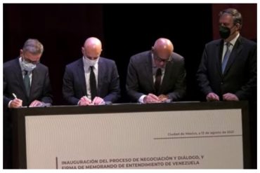 ¡AY, PAPÁ! Este es el Memorando de Entendimiento que firmaron Gerardo Blyde y Jorge Rodríguez que formaliza el comienzo de la negociación (+los puntos de agenda)