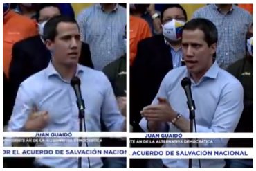 ¡DEBE VERLO! Guaidó afirmó que la oposición no cederá “a presiones” del régimen: “Hemos reunido a la unidad entera nuevamente, respaldando un acuerdo integral” (+Videos)