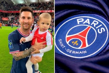 ¡VEA! El curioso momento que vivió Messi, con el arquero rival del Reims, que se hizo viral en las redes sociales tras su debut con el PSG (+Foto) (+Video)